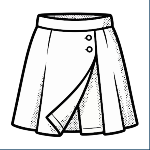 SHORT POLLERA